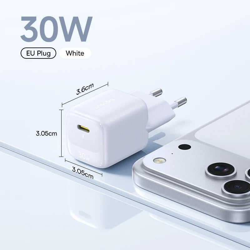 Baseus 30W GaN Charger PD Charger