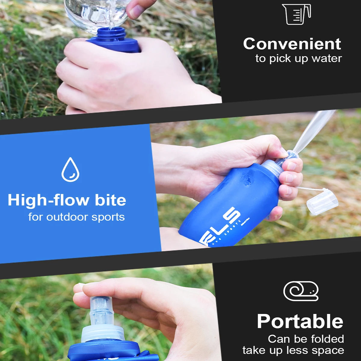 Silicone Bite Size Water Bottle