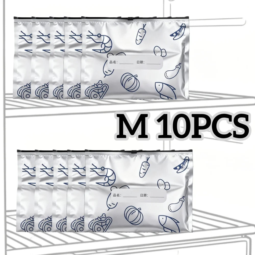 10/60pcs Aluminum Foil Storage Bags