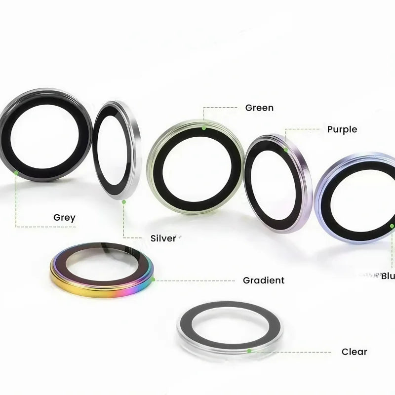 3D Metal Lens Protector Glass