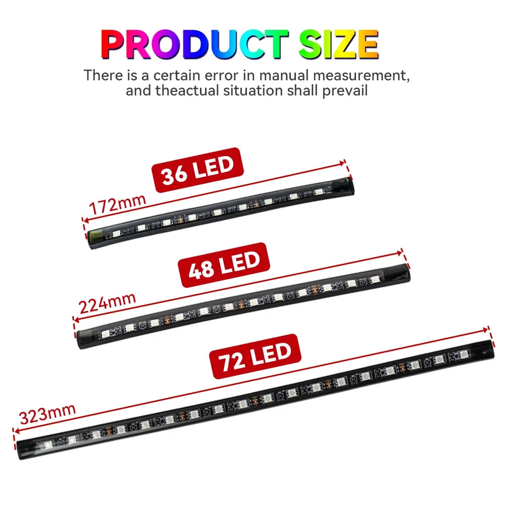 Neon 36 48 72 LED Car Interior