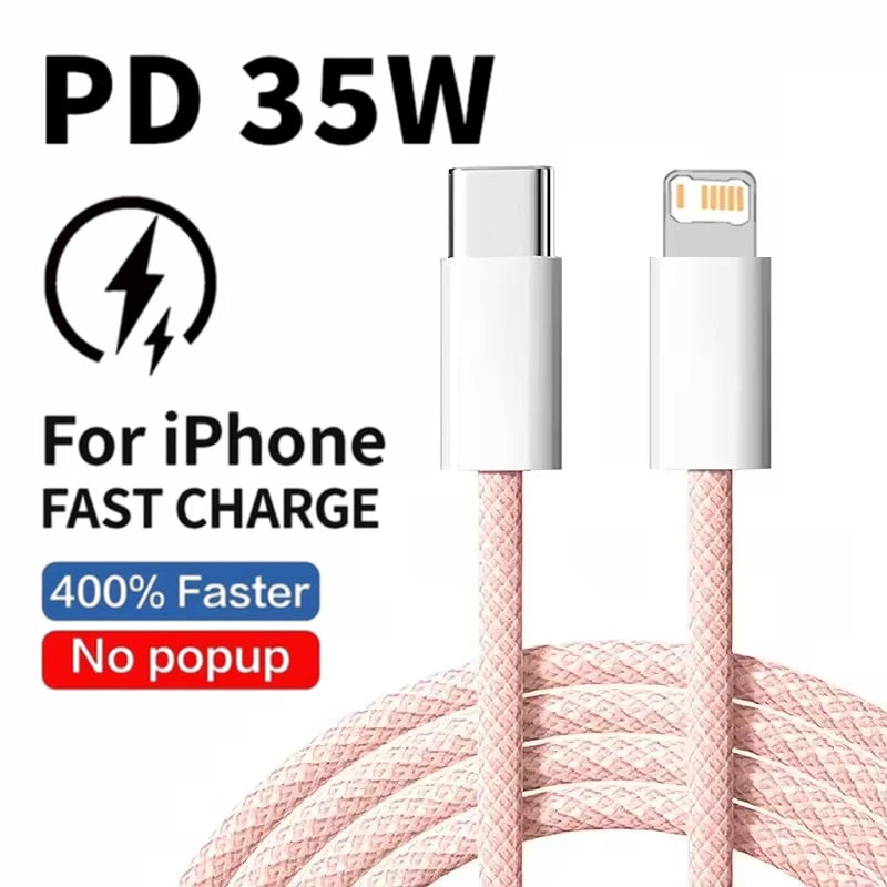 Braided 35W Fast Charge PD Cable