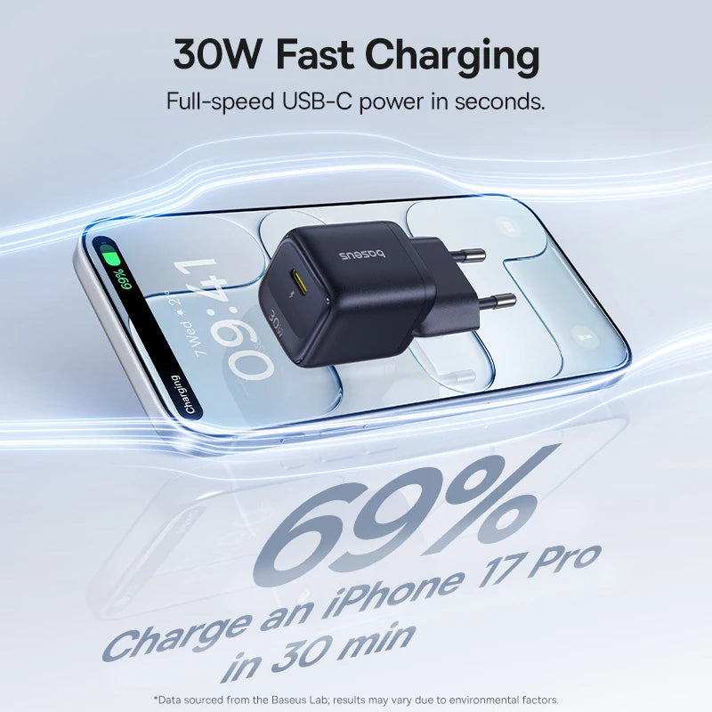 Baseus 30W GaN Charger PD Charger