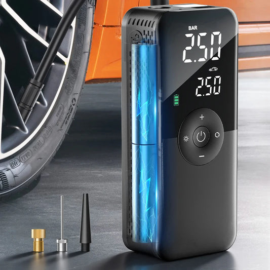 CARSUN Rechargeable Air Pump Tire inflator - 150PSI Digital
