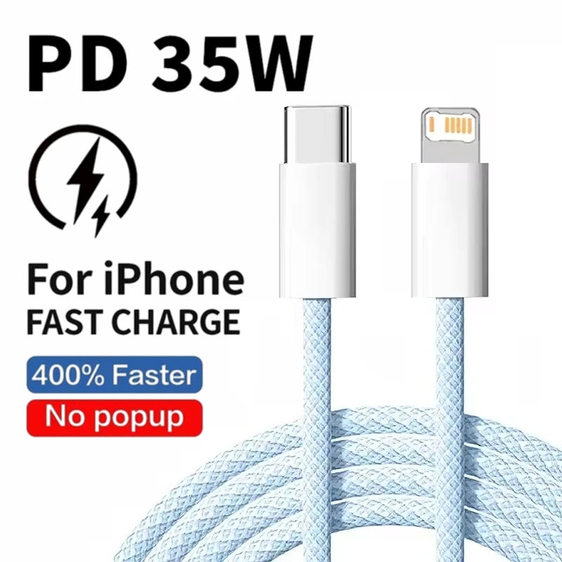 Braided 35W Fast Charge PD Cable