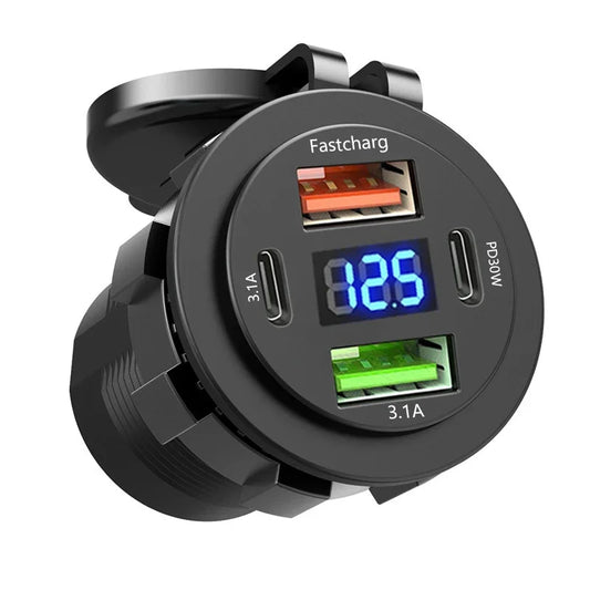 Car Charger Socket Dual