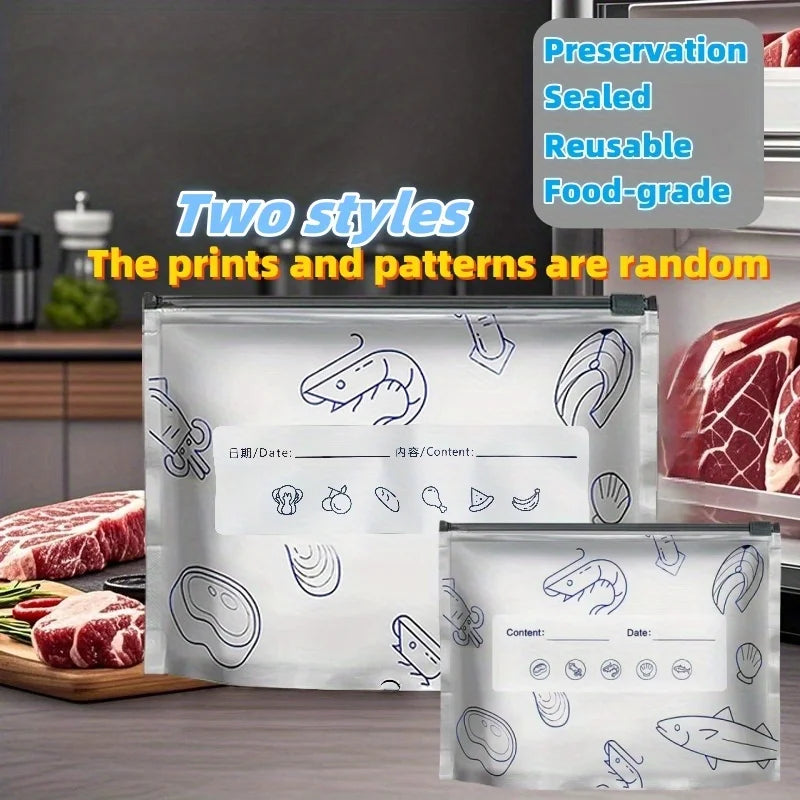 10/60pcs Aluminum Foil Storage Bags