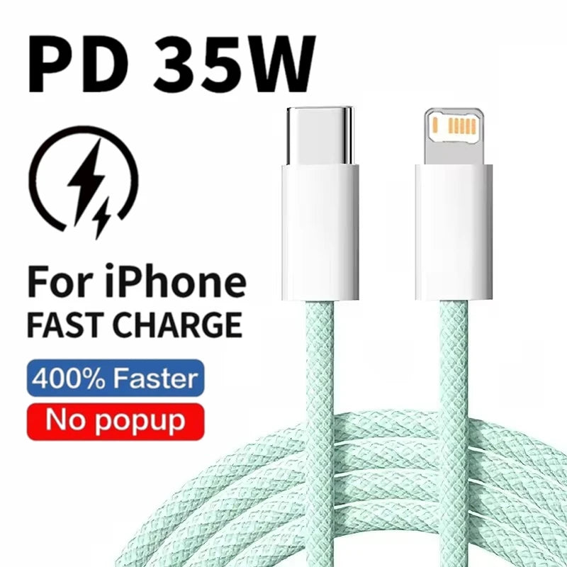 Braided 35W Fast Charge PD Cable